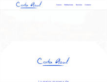 Tablet Screenshot of costaazulperu.com